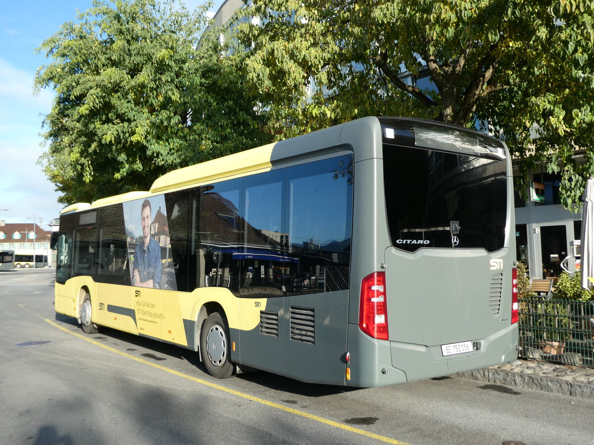 (229'809) - STI Thun - Nr. 156/BE 752'156 - Mercedes am 24. Oktober 2021 bei der Schifflndte Thun