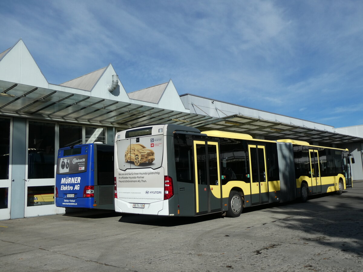 (230'065) - STI Thun - Nr. 705/BE 754'705 - Mercedes am 7. November 2021 in Thun, Garage