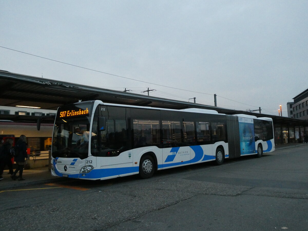 (230'300) - BOGG Wangen b.O. - Nr. 212/SO 186'910 - Mercedes am 10. November 2021 beim Bahnhof Olten