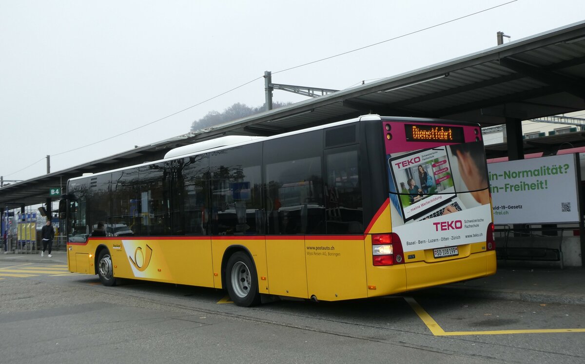 (230'482) - Wyss, Boningen - Nr. 49/SO 108'199 - MAN am 11. November 2021 beim Bahnhof Olten