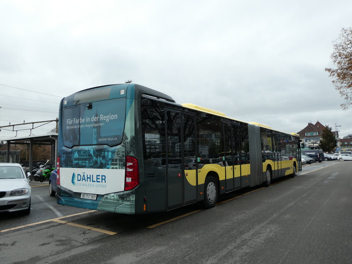 (230'898) - STI Thun - Nr. 163/BE 752'163 - Mercedes am 22. November 2021 in Thun, CarTerminal