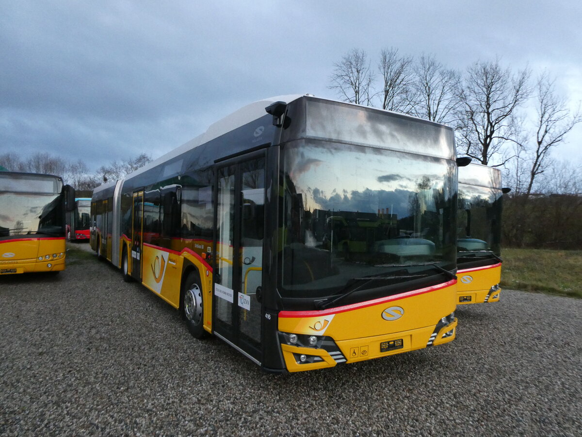 (230'991) - Stutz, Jonen - Nr. 416 - Solaris am 27. November 2021 in Ruswil, Garage ARAG