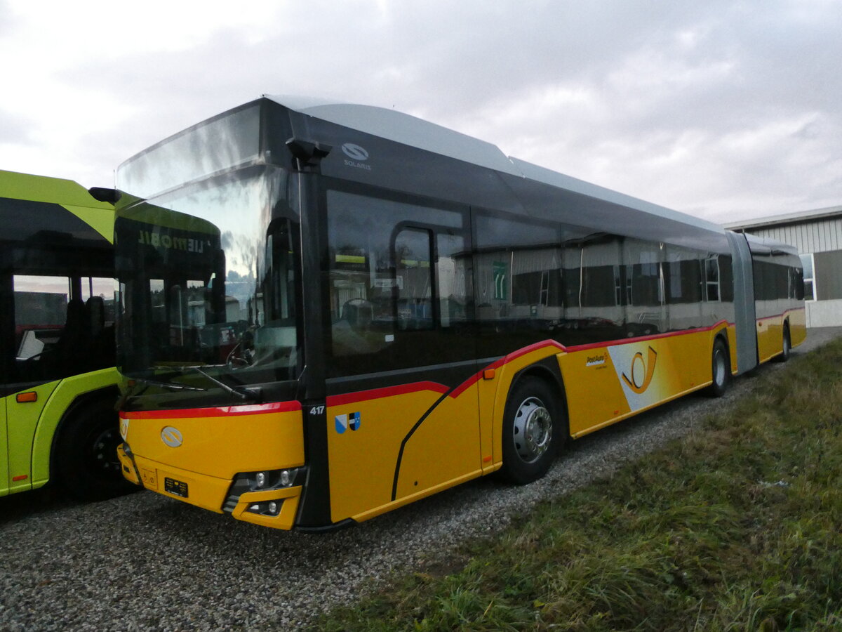 (230'992) - Stutz, Jonen - Nr. 417 - Solaris am 27. November 2021 in Ruswil, Garage ARAG