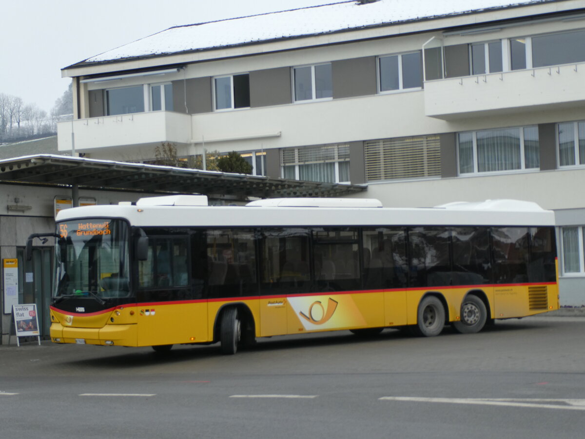 (231'424) - Engeloch, Riggisberg - Nr. 18/BE 704'610 - Scania/Hess am 17. Dezember 2021 in Riggisberg, Post