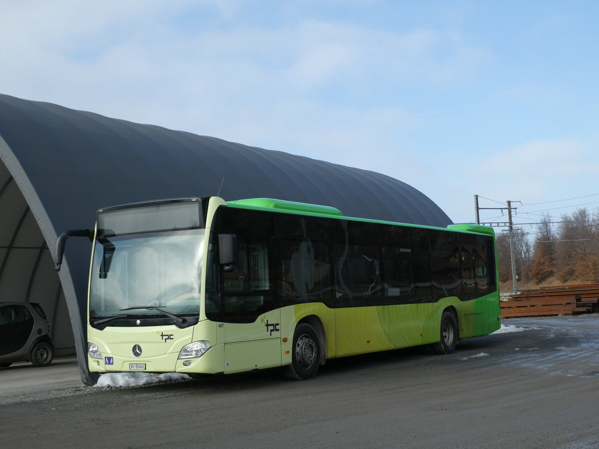 (231'458) - TPC Aigle - Nr. 457/VS 55'163 - Mercedes (ex Ledermair, A-Schwaz) am 18. Dezember 2021 in Aigle, Dpt