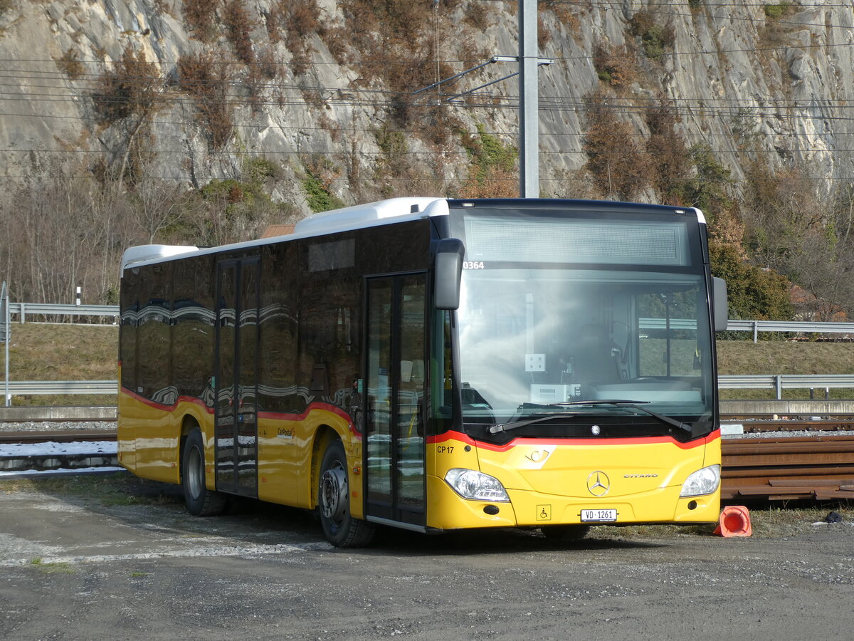 (231'462) - TPC Aigle - Nr. CP17/VD 1261 - Mercedes am 18. Dezember 2021 in Aigle, Dpt