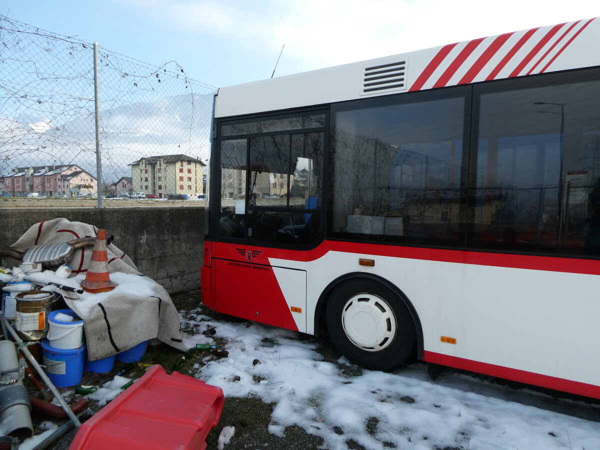 (231'468) - AS Engi - Nr. 7 - MAN/Gppel am 18. Dezember 2021 in Massongex, Rte. Du Chablais (Teilaufnahme)