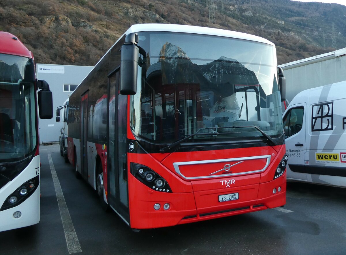 (231'681) - TMR Martigny - Nr. 161/VS 1105 - Volvo am 1. Januar 2022 in Saxon, Garage Visa