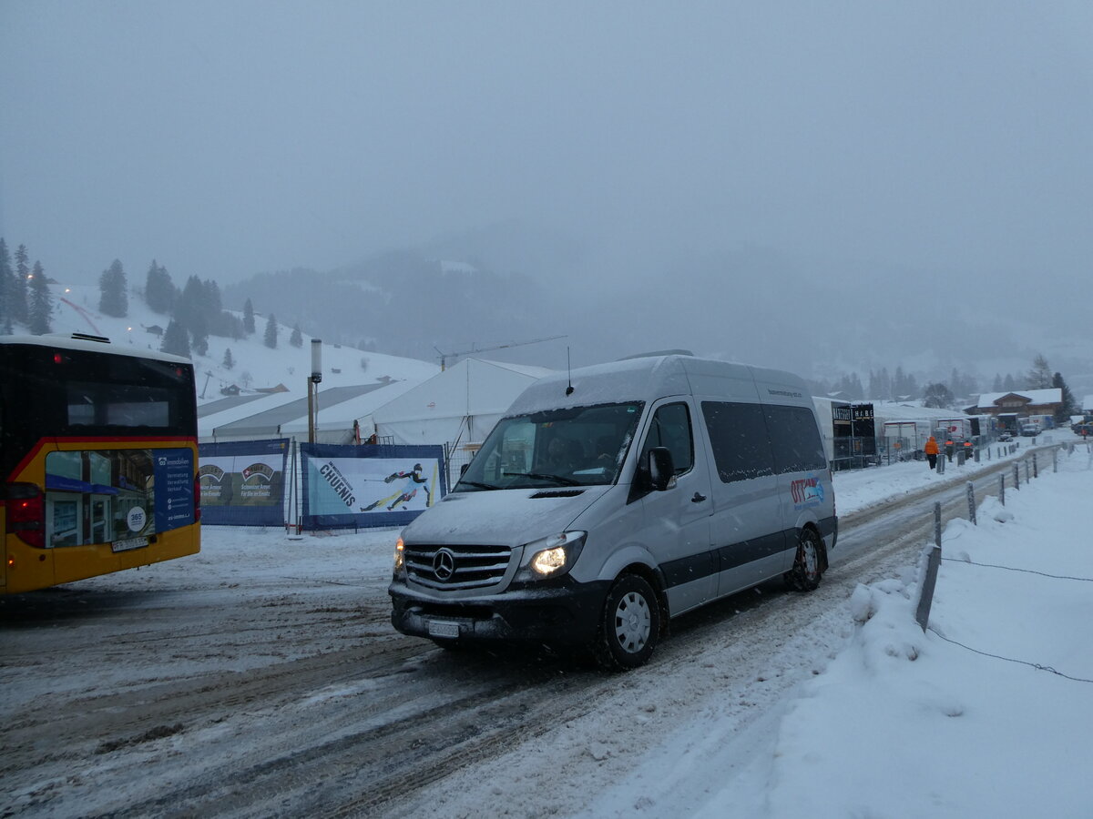 (231'834) - Ott, Steffisburg - BE 610'293 - Mercedes am 9. Januar 2022 in Adelboden, Weltcup