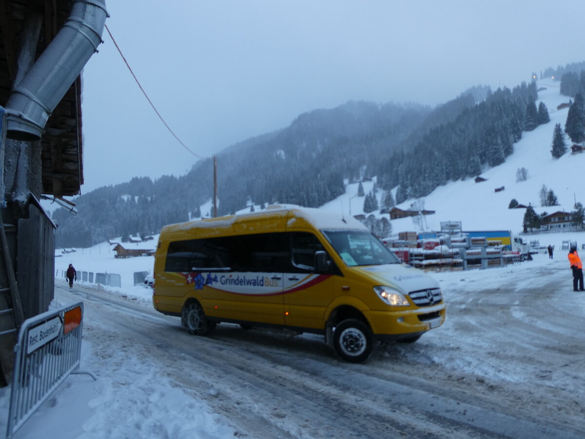 (231'867) - Grindelwaldbus, Grindelwald - Nr. 10/BE 210'669 - Mercedes (ex Loretan, Inden) am 9. Januar 2022 in Adelboden, Weltcup