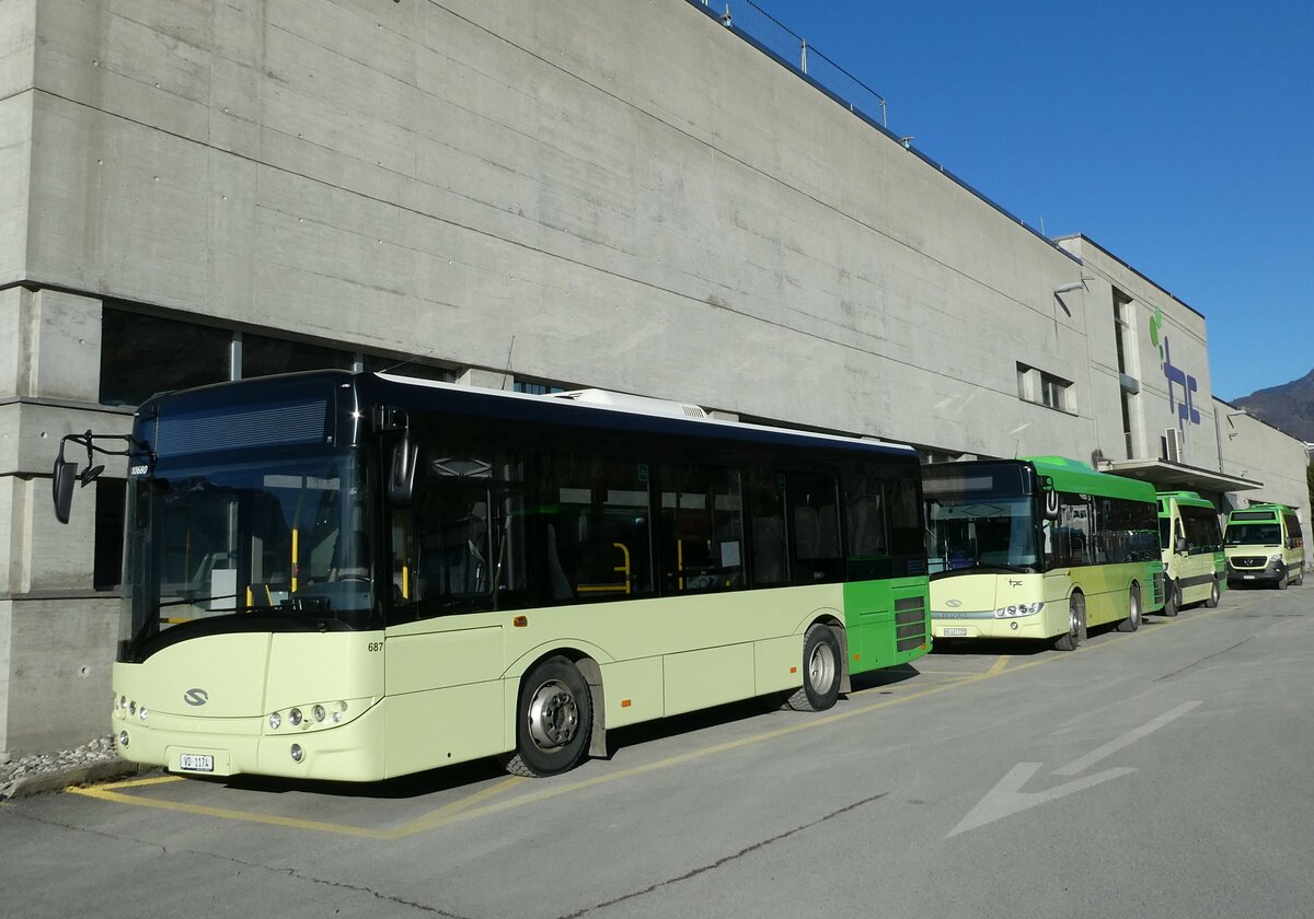 (232'347) - TPC Aigle - Nr. 687/VD 1174 - Solaris (ex Nr. CP20) am 23. Januar 2022 in Aigle, Dpt