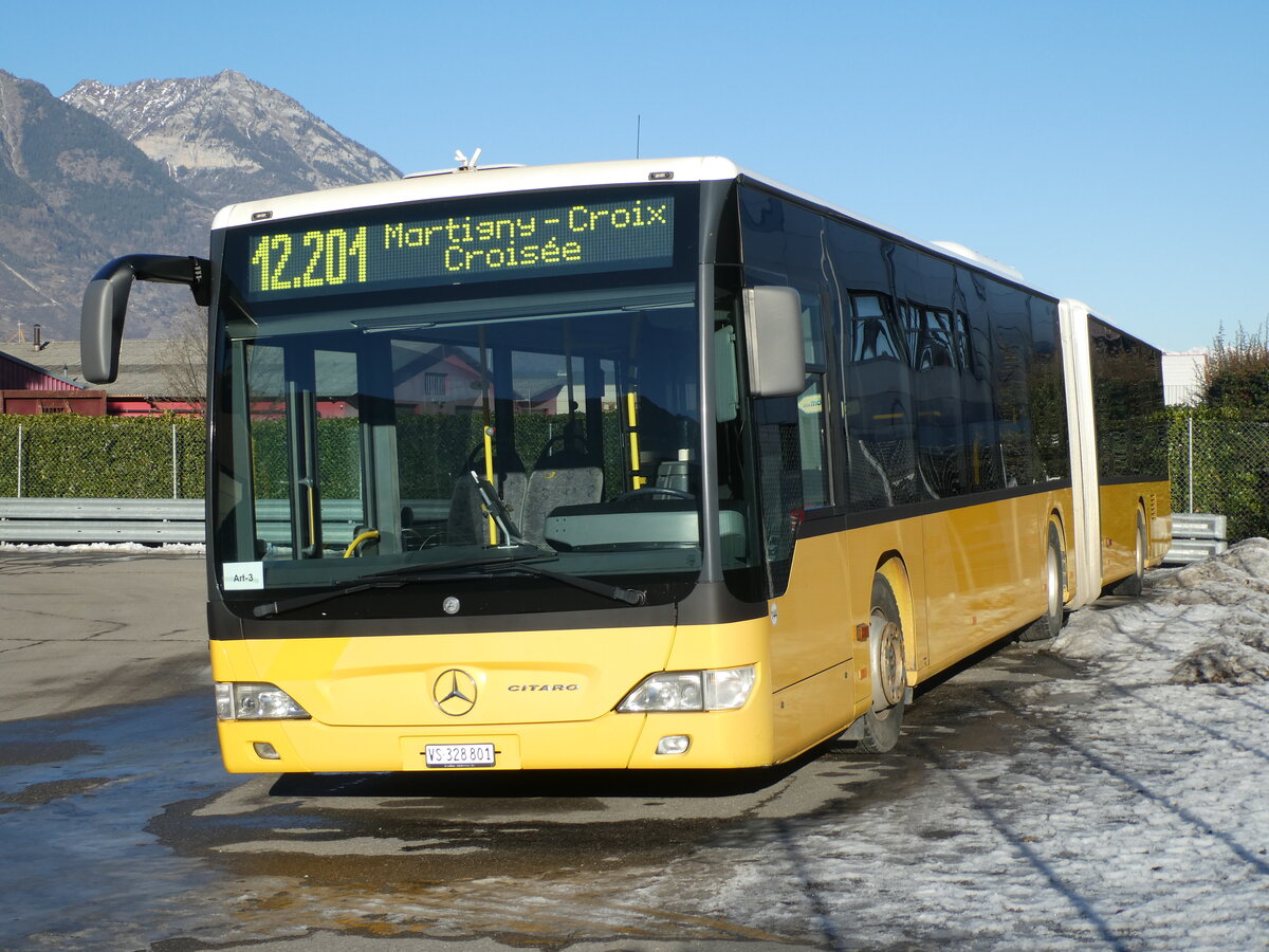 (232'380) - TMR Martigny - Nr. 144/VS 328'801 - Mercedes am 23. Januar 2022 in Martigny, Garage