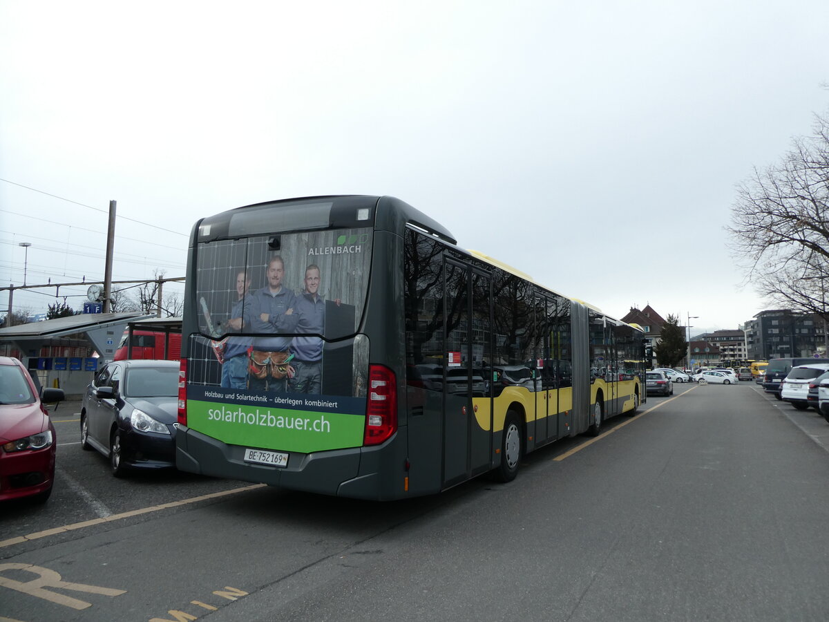 (232'947) - STI Thun - Nr. 169/BE 752'169 - Mercedes am 14. Februar 2022 in Thun, CarTerminal