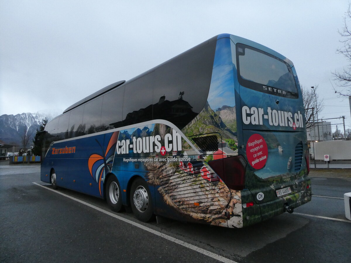 (233'070) - Zerzuben, Visp-Eyholz - Nr. 2/VS 44'605 - Setra am 22. Februar 2022 in Thun, Seestrasse