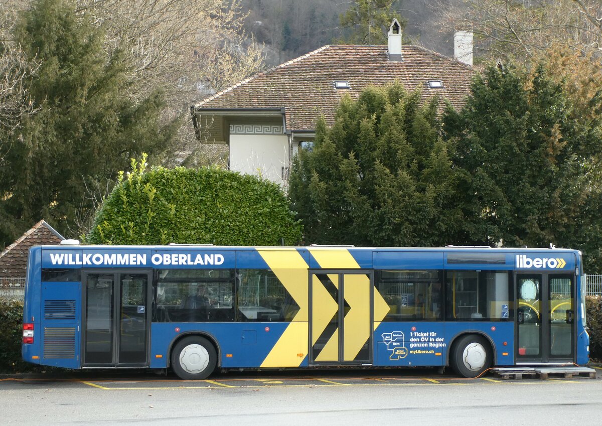 (233'075) - STI Thun - Nr. 128 - MAN am 22. Februar 2022 bei der Schifflndte Thun