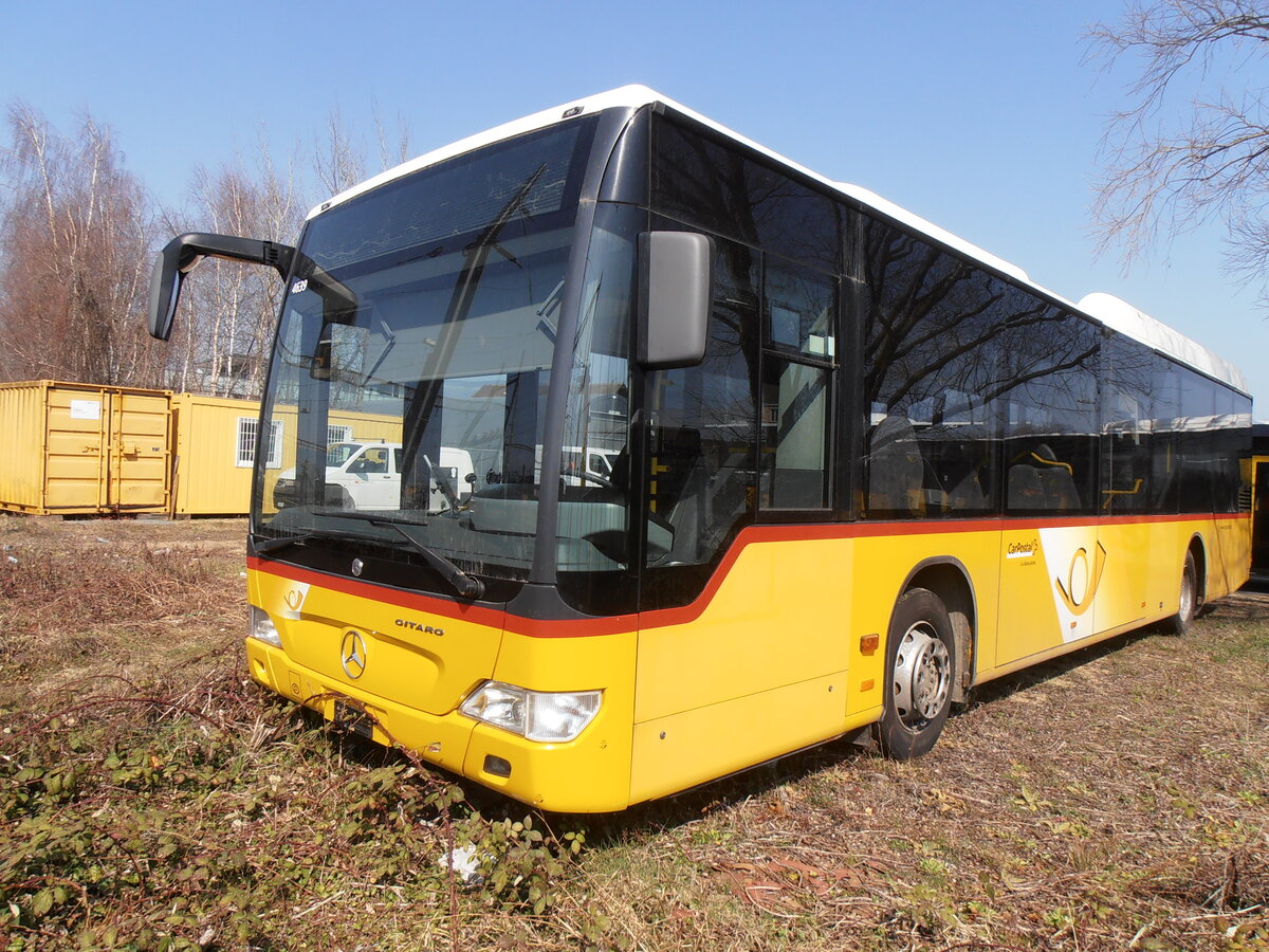 (234'018) - CarPostal Ouest - (VD 335'346) - Mercedes am 20. Mrz 2022 in Yverdon, Garage