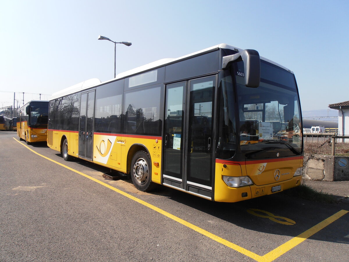 (234'029) - CarPostal Ouest - VD 510'261 - Mercedes am 20. Mrz 2022 in Yverdon, Garage