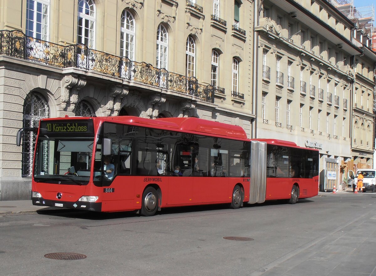 (234'146) - Bernmobil, Bern - Nr. 844/BE 671'844 - Mercedes am 28. Mrz 2022 in Bern, Bundesplatz