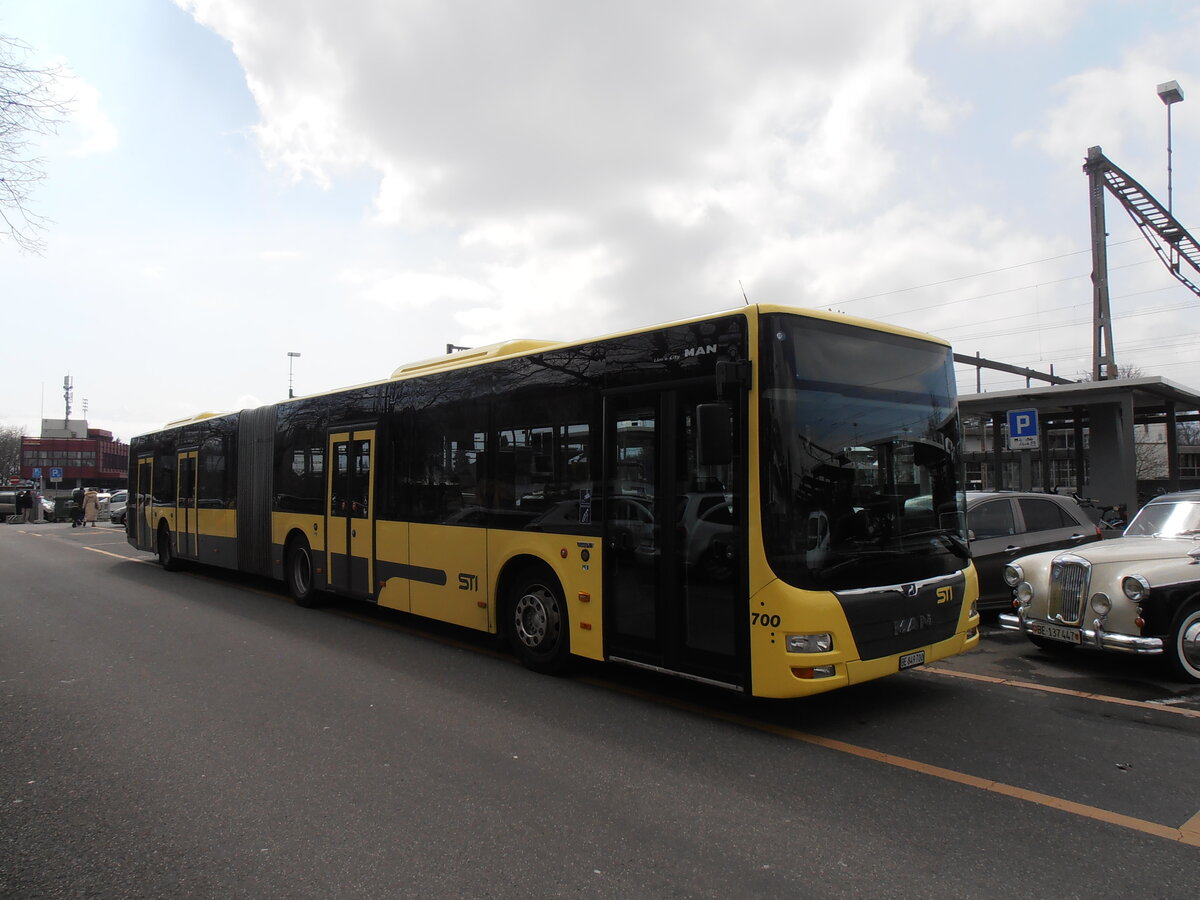 (234'207) - STI Thun - Nr. 700/BE 849'700 - MAN am 4. April 2022 in Thun, CarTerminal