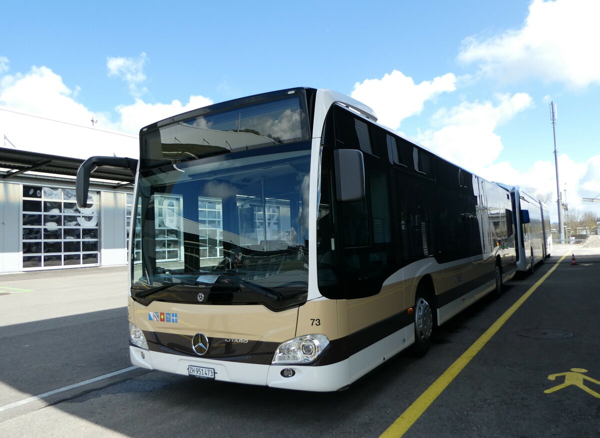 (234'304) - AZZK Zollikon - Nr. 73/ZH 951'473 - Mercedes am 10. April 2022 in Winterthur, EvoBus