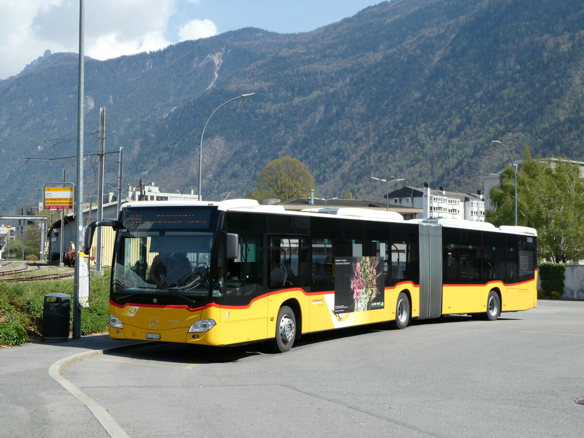 (234'602) - Buchard, Leytron - VS 223'348 - Mercedes am 15. April 2022 beim Bahnhof Martigny