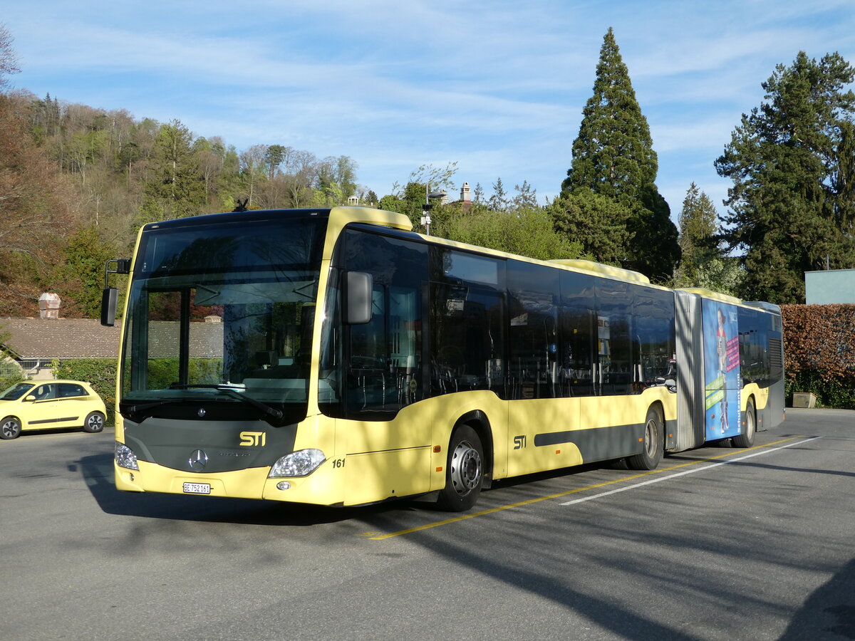 (234'673) - STI Thun - Nr. 161/BE 752'161 - Mercedes am 17. April 2022 bei der Schifflndte Thun