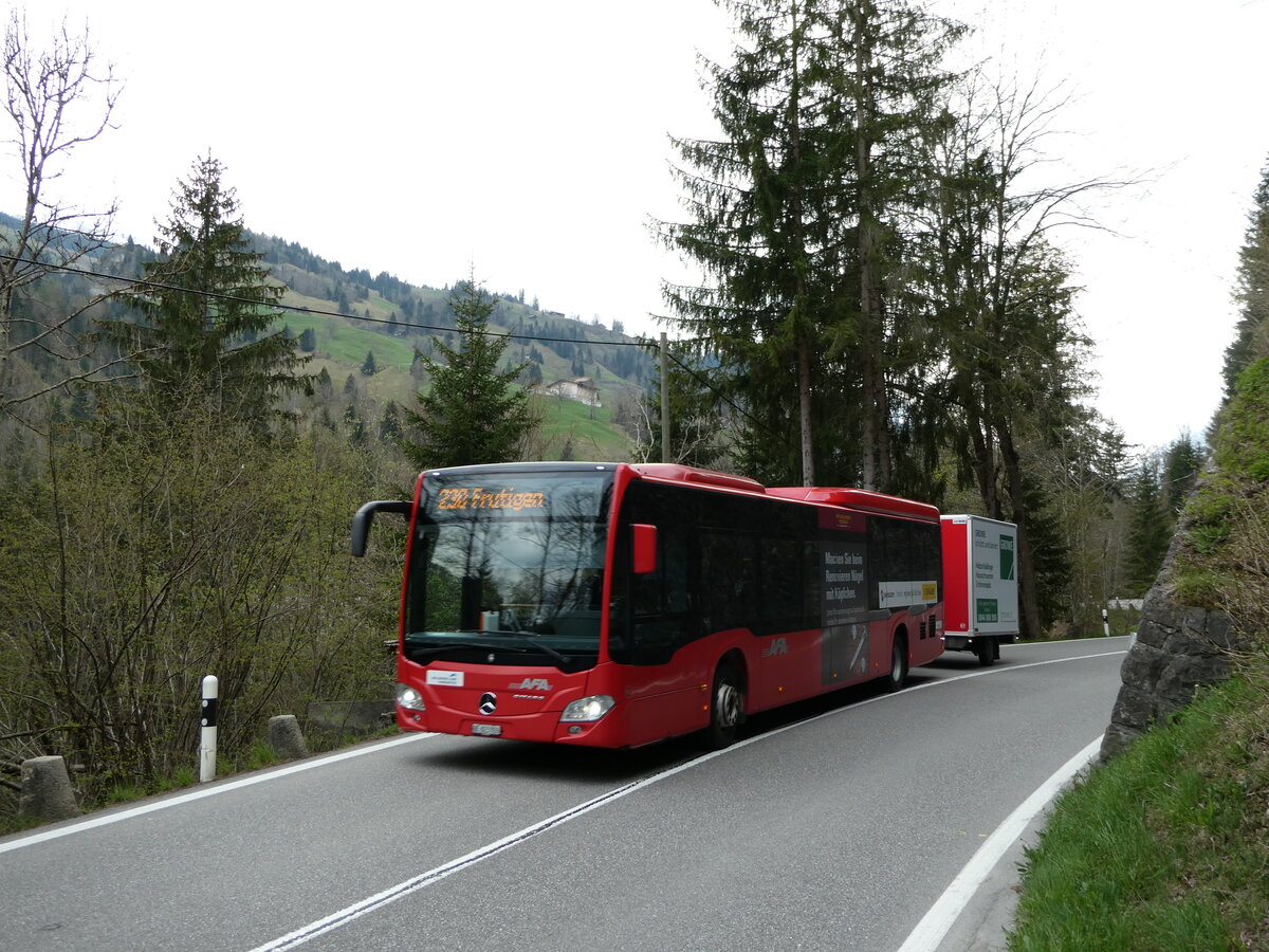 (234'874) - AFA Adelboden - Nr. 96/BE 823'926 - Mercedes am 29. April 2022 in Achseten, Bnigen