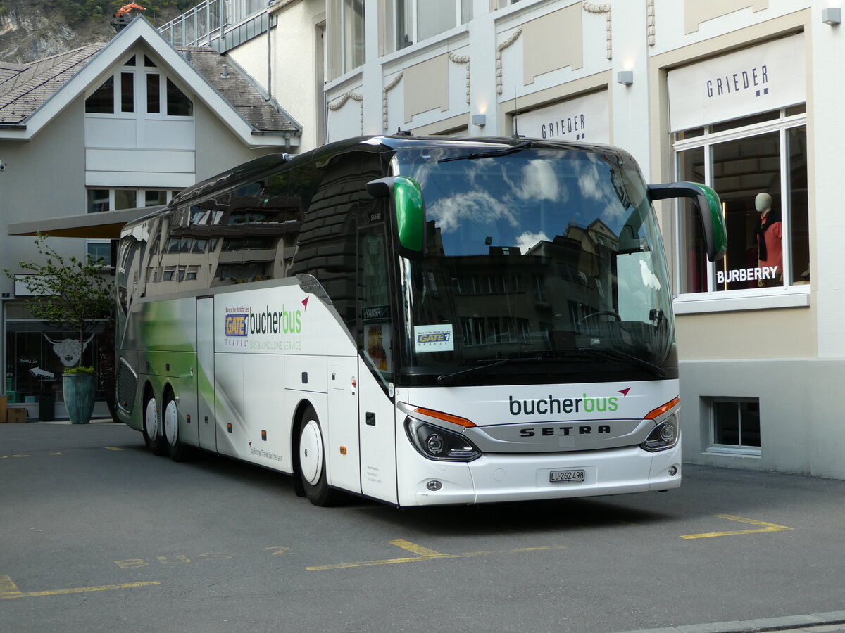 (234'990) - Bucher, Luzern - Nr. 26/LU 262'498 - Setra am 1. Mai 2022 in Interlaken, Hheweg