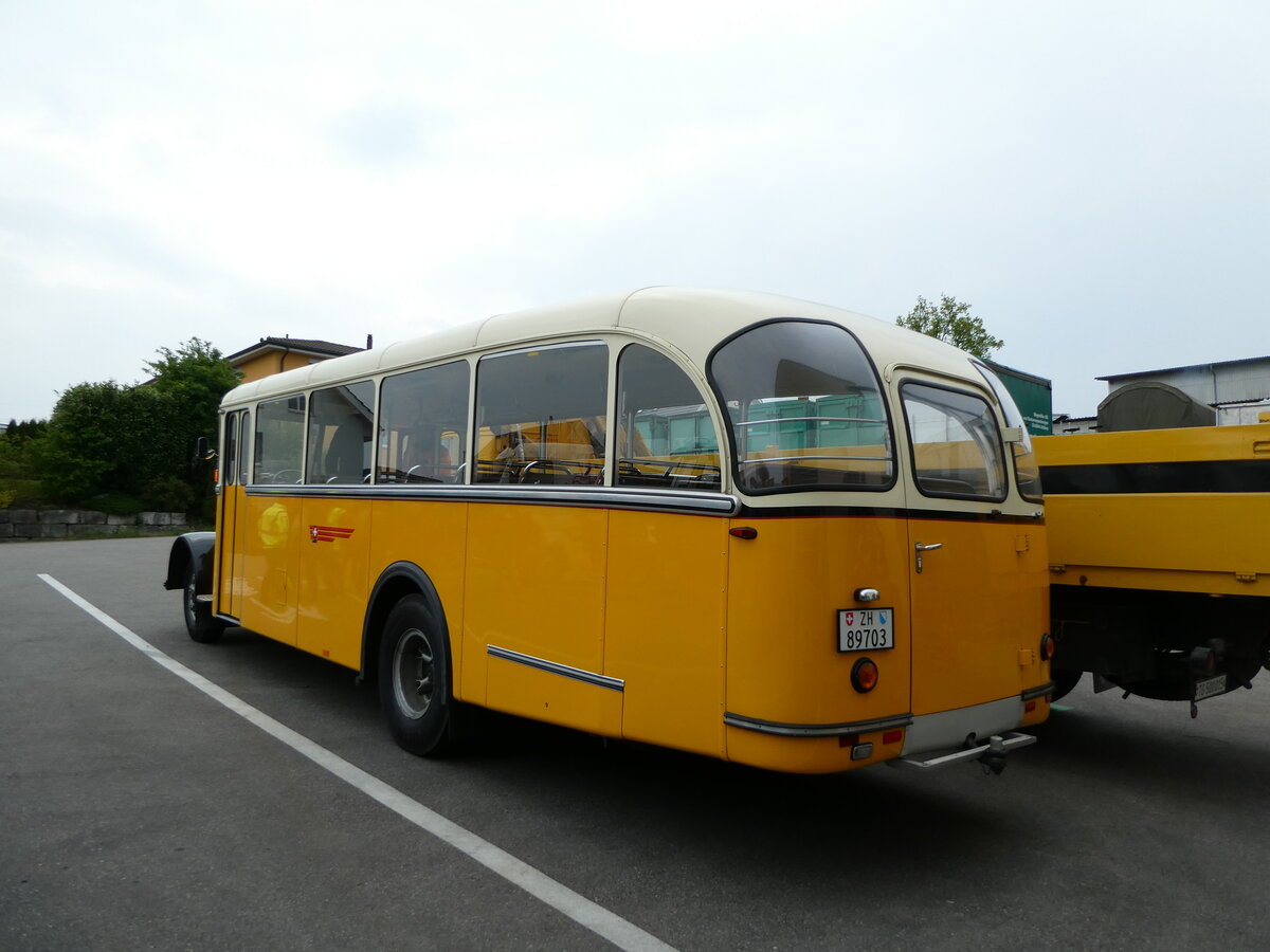 (235'316) - Rupp, Zumikon - ZH 89'703 - Berna/R&J (ex Liechti, Ligerz; ex Wyland Post, Trllikon; ex Peter, Pfaffnau) am 7. Mai 2022 in Attikon, Wegmller