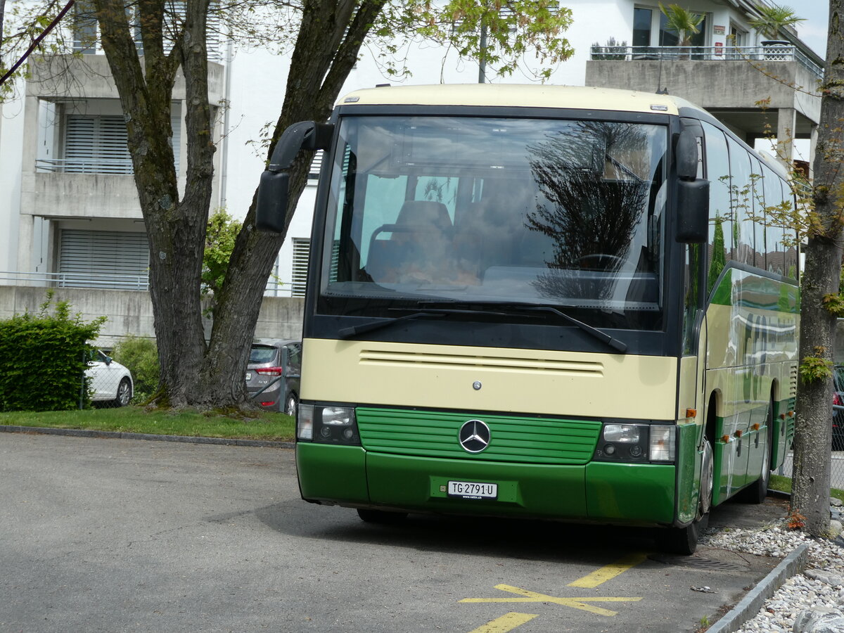 (235'405) - Guggenmusik Chrottepsche, Marthalen - TG 2791 U - Mercedes (ex ABl Biasca Nr. 6) am 7. Mai 2022 in Frauenfeld, Postgarage