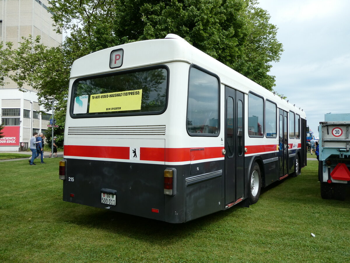 (235'953) - Diem, Wittenbach - Nr. 215/SG 500'011 - Saurer/Hess (ex VBSG St. Gallen Nr. 215) am 21. Mai 2022 in Arbon, Arbon Classics