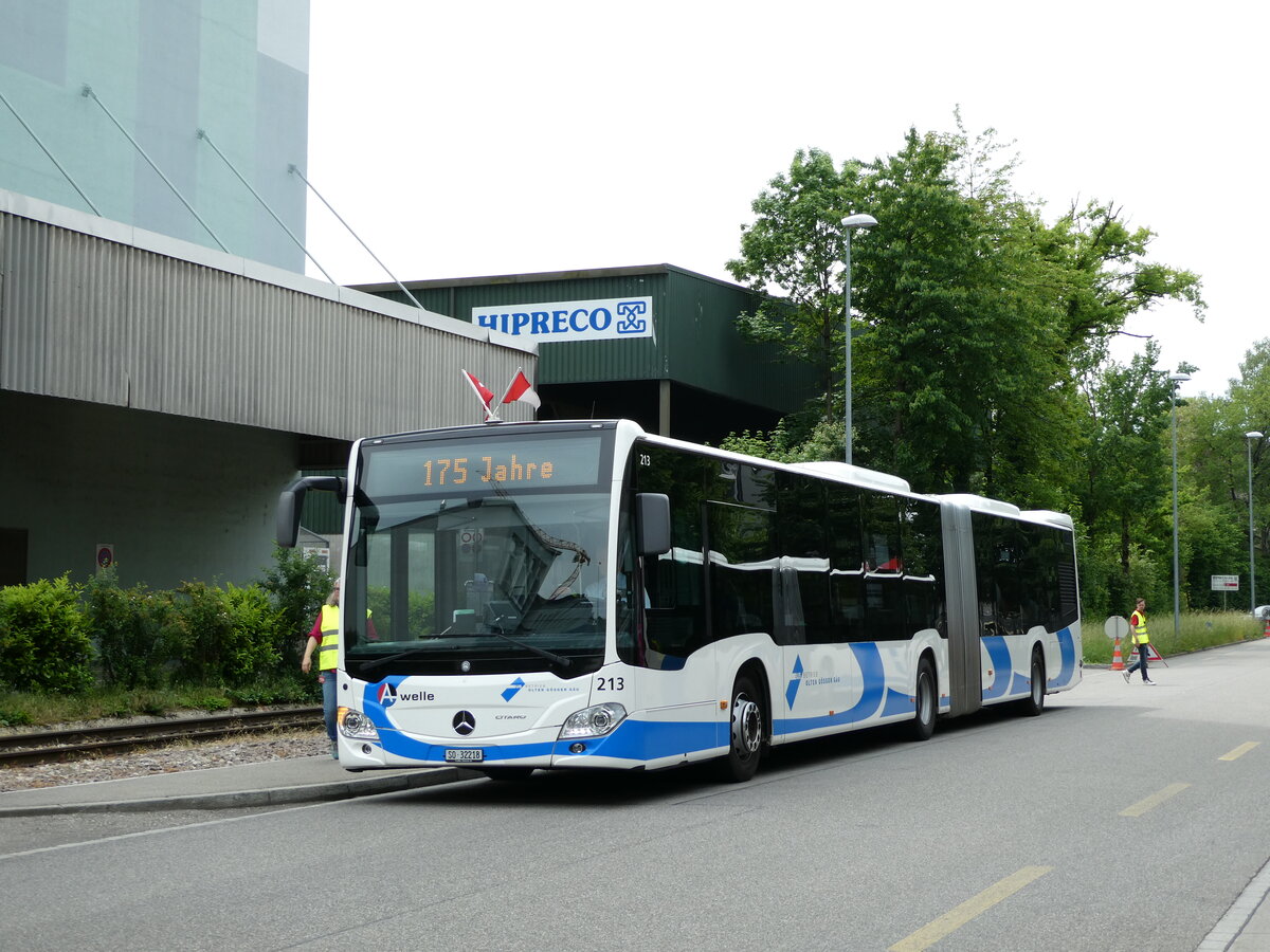 (236'152) - BOGG Wangen b.O. - Nr. 213/SO 32'218 - Mercedes am 22. Mai 2022 in Olten, Industriewerk