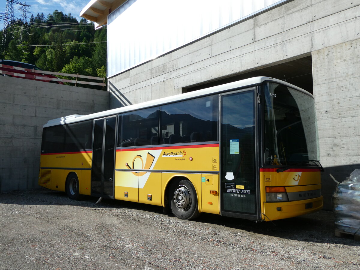 (236'223) - Marchetti, Airolo - Nr. 532 - Setra (ex AutoPostale Ticino Nr. 532) am 26. Mai 2022 in Airolo, Neue Garage