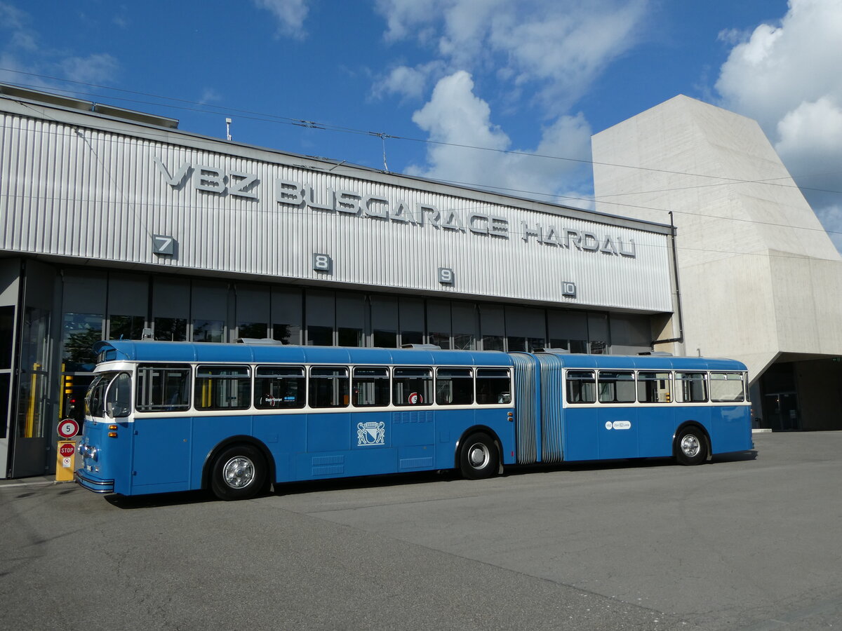 (236'368) - VBZ Zrich (TMZ) - Nr. 540/ZH 187'540 - Saurer/Saurer (ex Nr. 7540; ex Nr. 540) am 28. Mai 2022 in Zrich, Garage Hardau