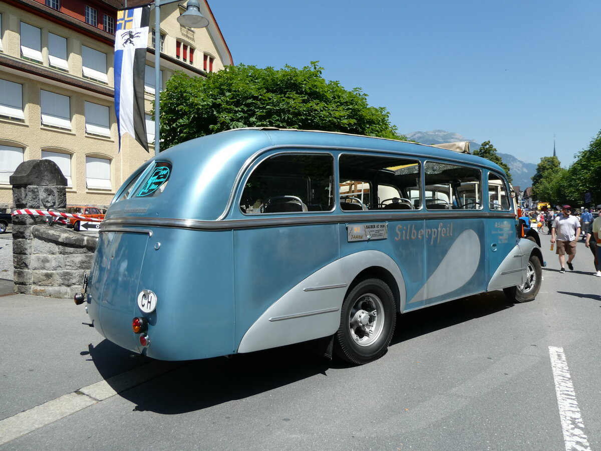 (236'683) - Schneider, Ermenswil - SG 65'933 - Saurer/Lauber am 4. Juni 2022 in Sarnen, OiO