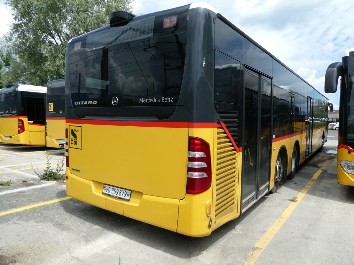 (236'934) - CarPostal Ouest - VD 359'879 - Mercedes (ex JU 31'178; ex Nr. 32) am 6. Juni 2022 in Yverdon, Garage