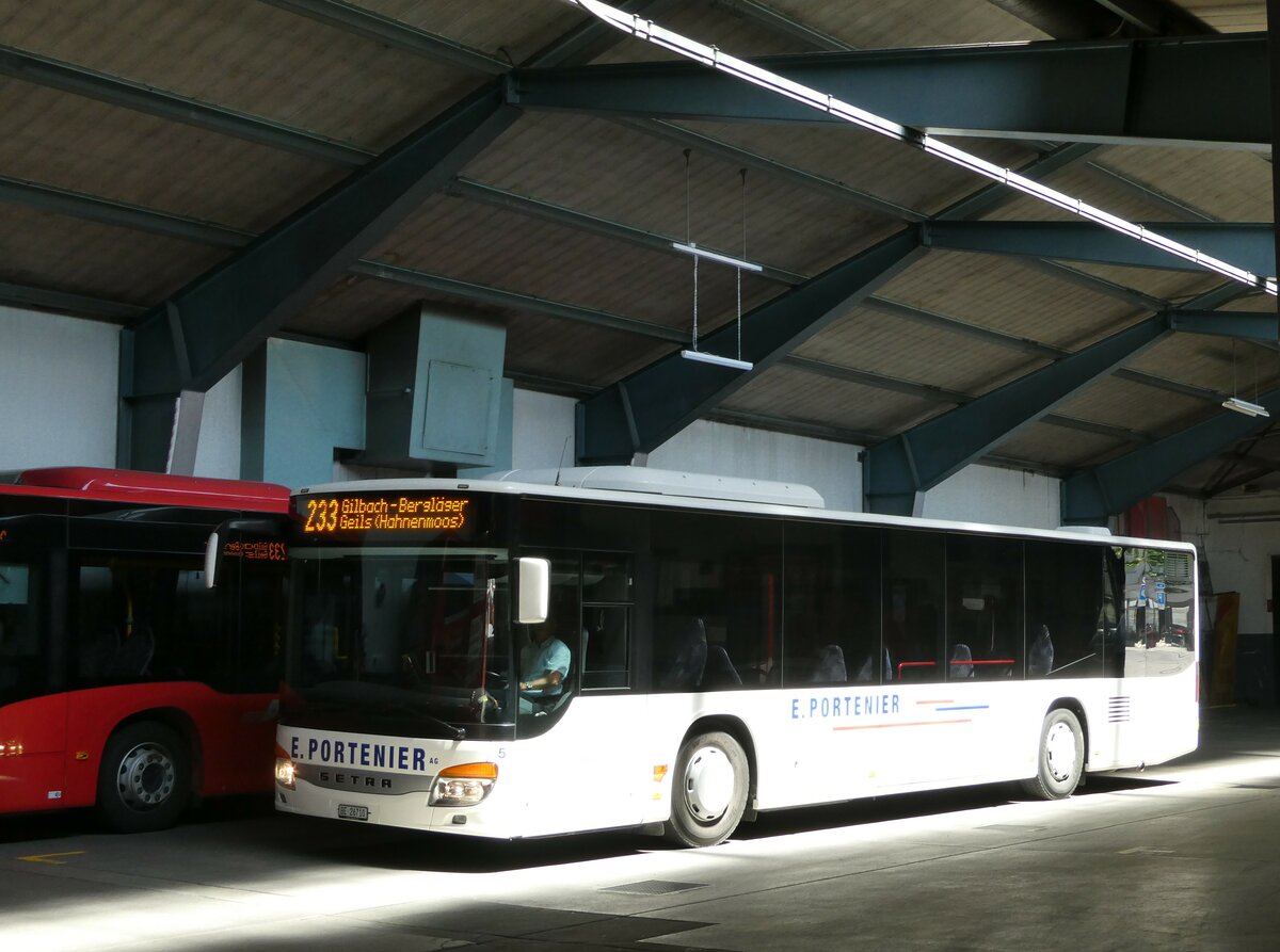 (237'272) - Portenier, Adelboden - Nr. 5/BE 26'710 - Setra am 19. Juni 2022 in Adelboden, Busstation