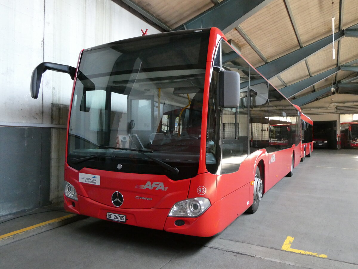 (237'275) - AFA Adelboden - Nr. 93/BE 26'705 - Mercedes am 19. Juni 2022 in Adelboden, Busstation