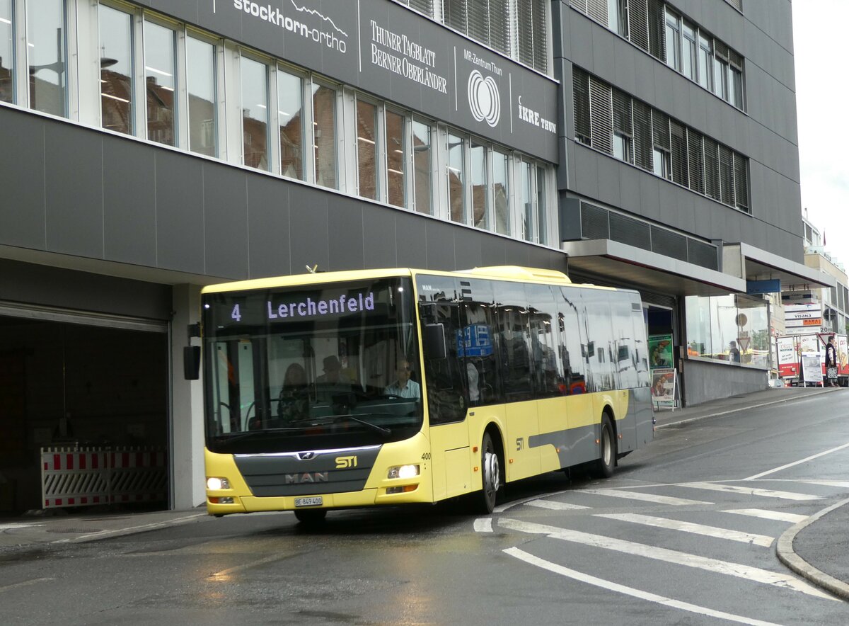 (237'371) - STI Thun - Nr. 400/BE 849'400 - MAN am 24. Juni 2022 in Thun, Rampenstrasse