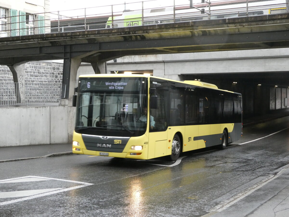 (237'403) - STI Thun - Nr. 400/BE 849'400 - MAN am 24. Juni 2022 in Thun, Frutigenstrasse