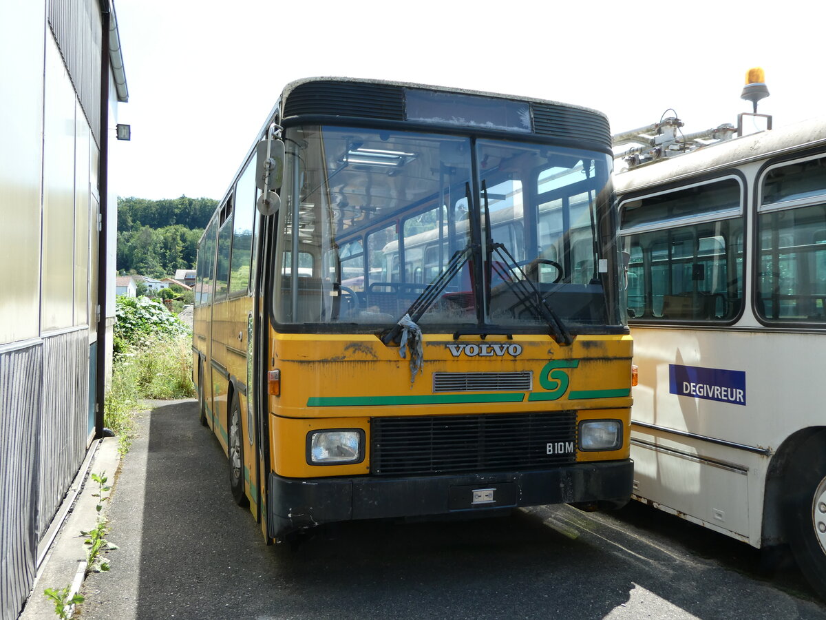 (237'884) - Baumann, Mnnedorf (Rtrobus) - (ZH 101'243) - Volvo/Hess (ex Pntener, Dussnang; ex BOS Wil Nr. 6; ex Bus-Halter, Wil Nr. 6) am 3. Juli 2022 in Faoug, Carrosserie Egger