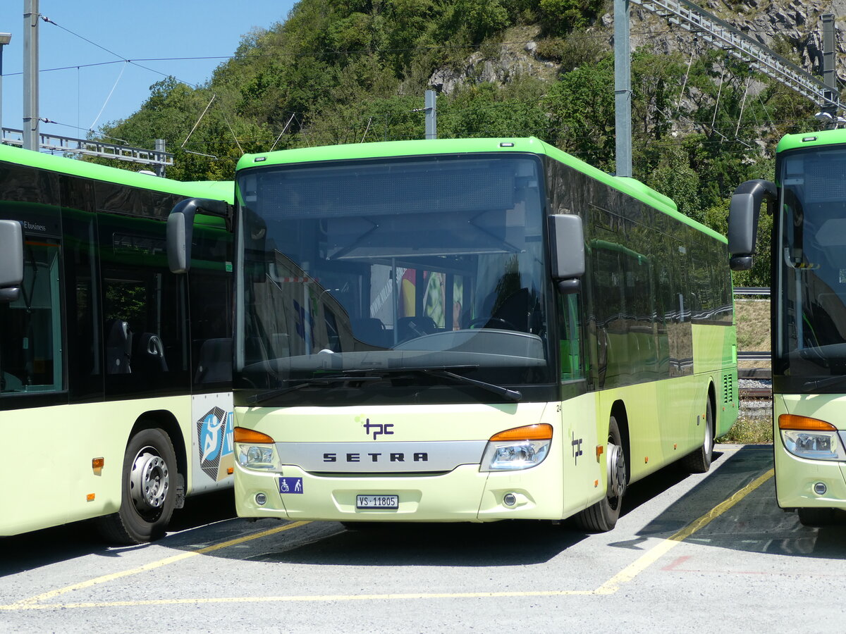 (238'121) - TPC Aigle - Nr. 24/VS 11'805 - Setra (ex Volnbusz, H-Budapest) am 16. Juli 2022 in Aigle, Dpt