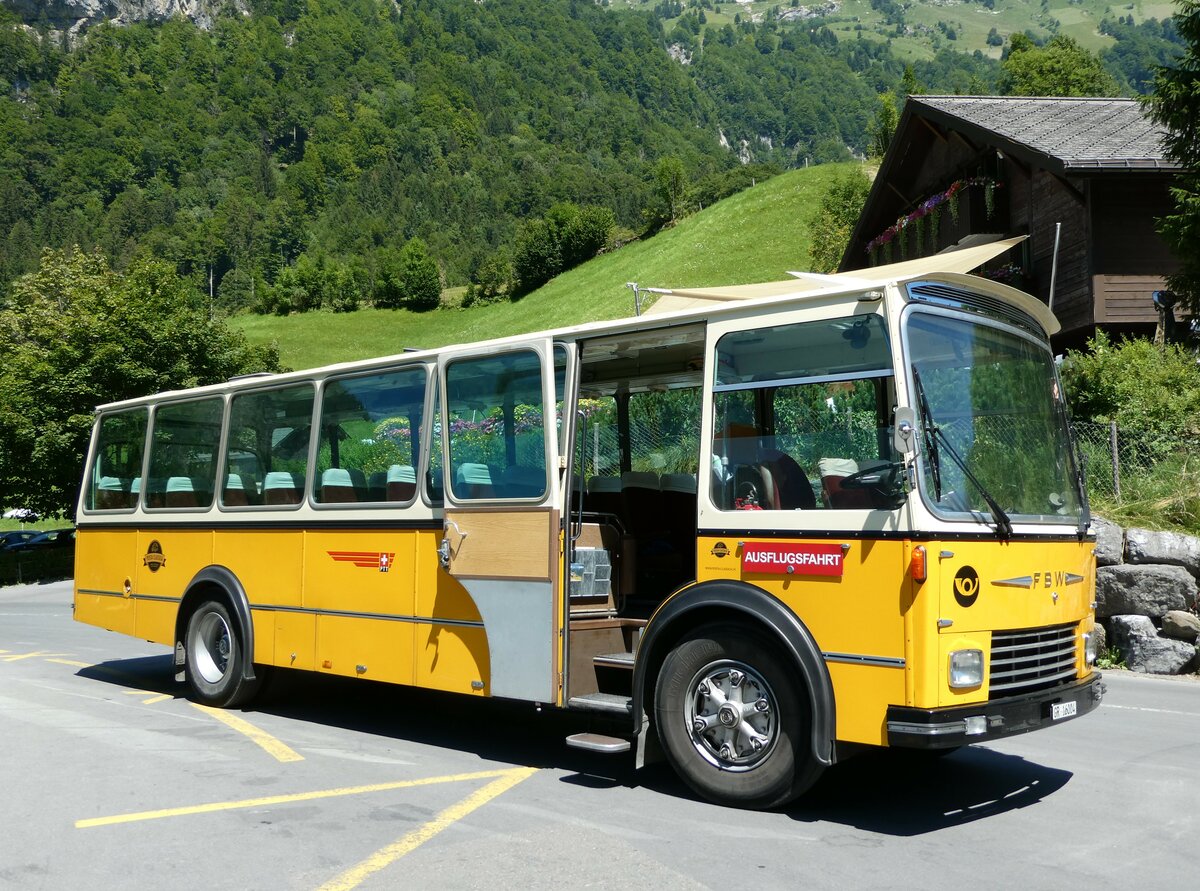 (238'238) - Wittwer, Chur - GR 16'004 - FBW/Gangloff (ex Eggenberger, Mriken; ex AVG Grindelwald Nr. 11; ex P 24'170) am 17. Juli 2022 in Klntal, Rhodannenberg