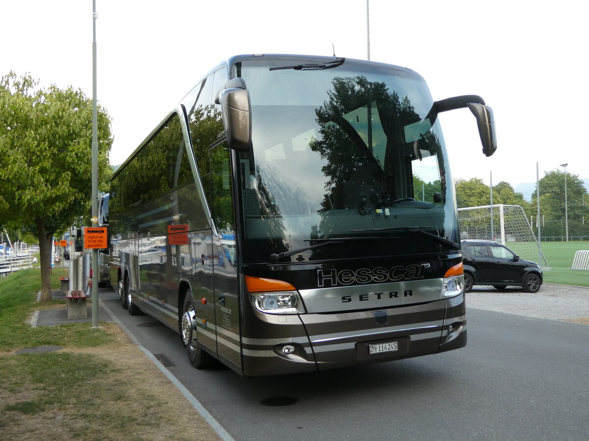 (238'308) - Hesscar, Embrach - ZH 116'245 - Setra am 22. Juli 2022 in Thun, Strandbad