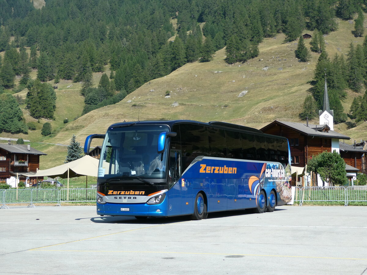 (238'383) - Zerzuben, Visp-Eyholz - Nr. 2/VS 44'605 - Setra am 24. Juli 2022 in Ulrichen, PostAuto-Terminal