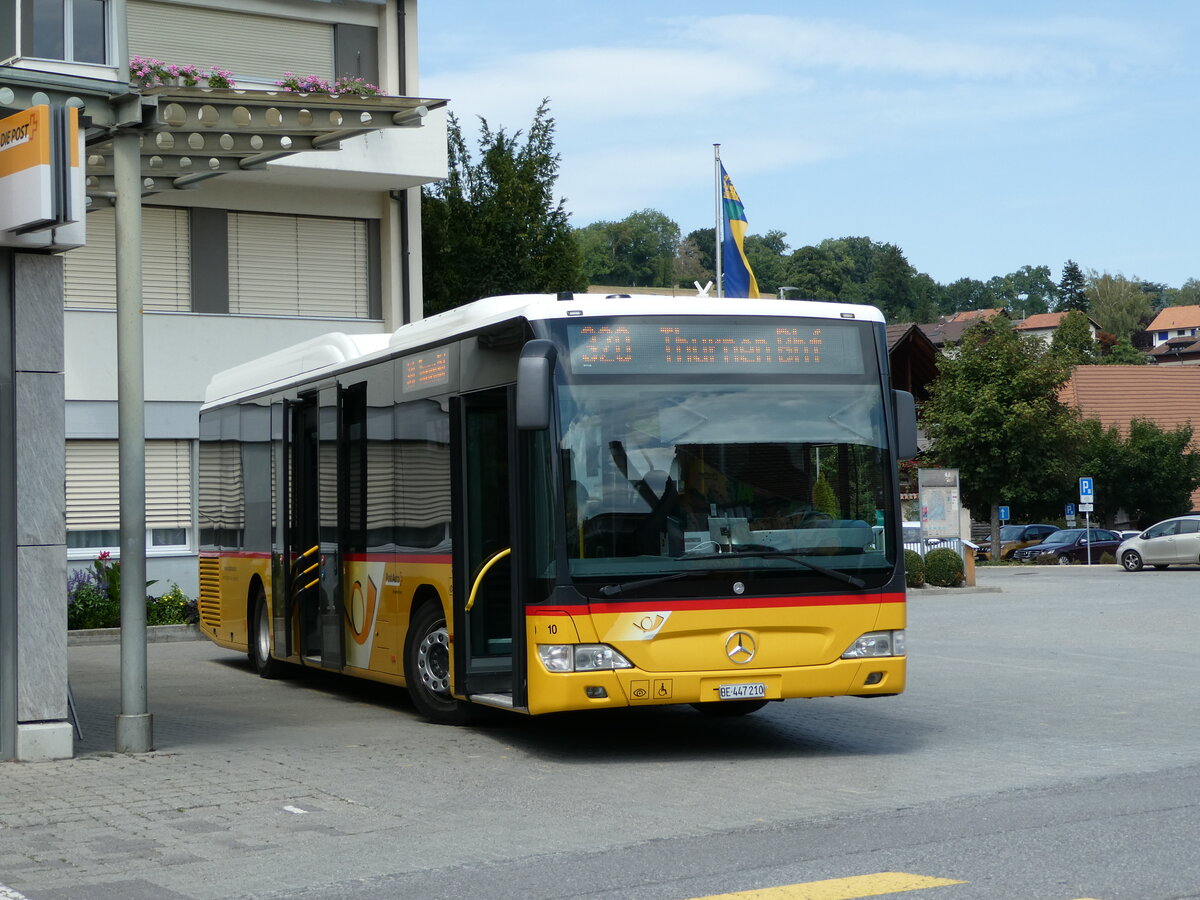 (238'494) - Engeloch, Riggisberg - Nr. 10/BE 447'210 - Mercedes am 28. Juli 2022 in Riggisberg, Post