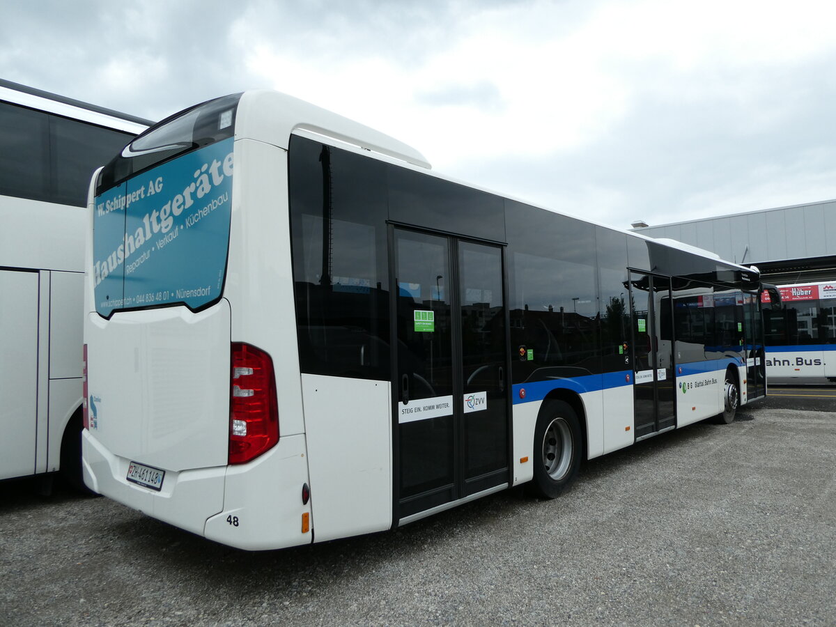 (238'921) - Maag, Kloten - Nr. 48/ZH 461'148 - Mercedes am 7. August 2022 in Winterthur, EvoBus