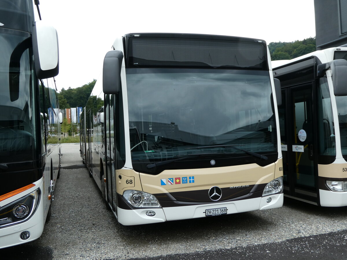 (238'926) - AZZK Zollikon - Nr. 68/ZH 221'368 - Mercedes am 7. August 2022 in Winterthur, EvoBus