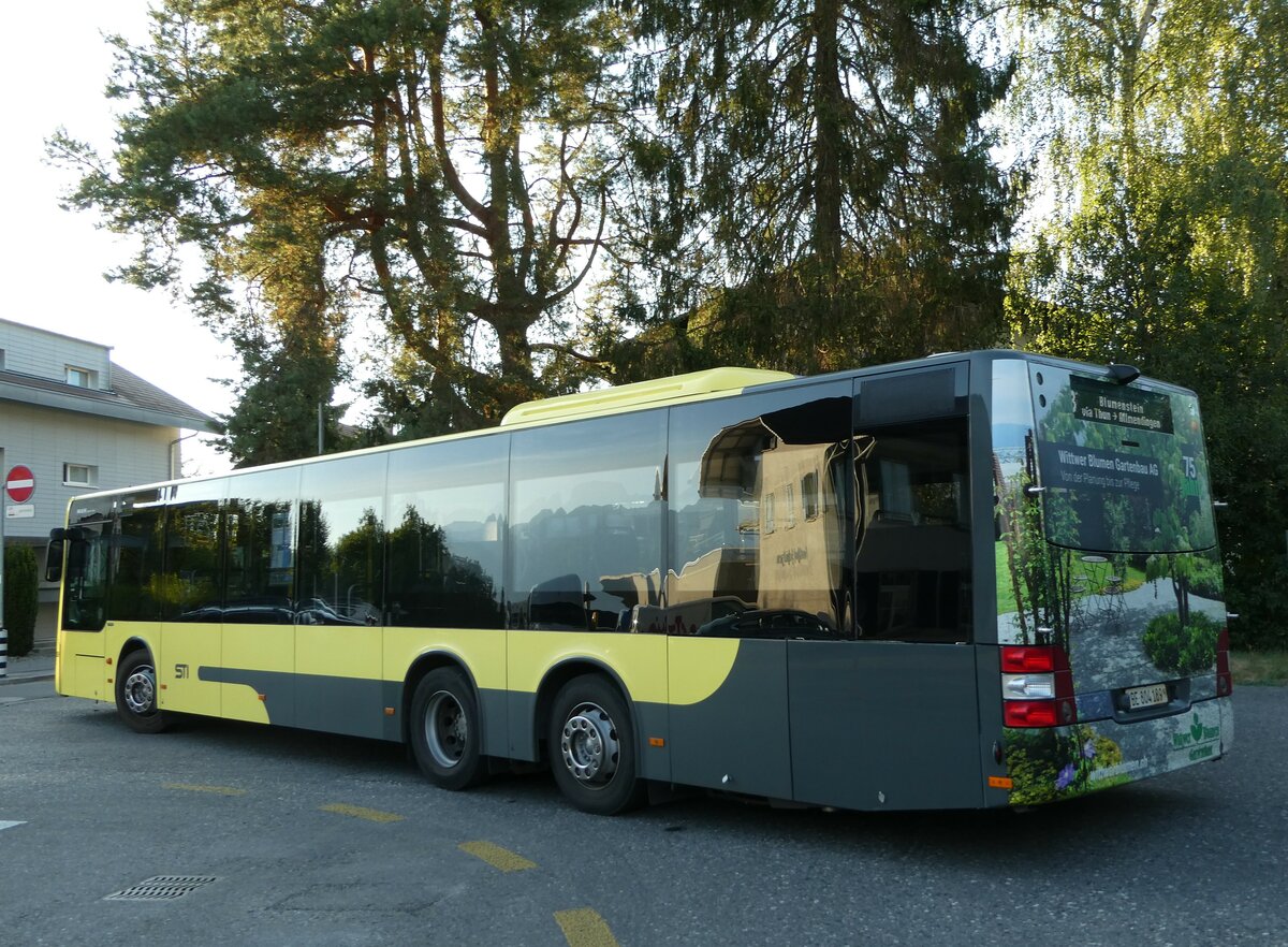 (238'962) - STI Thun - Nr. 189/BE 804'189 - MAN am 8. August 2022 in Steffisburg, Alte Bernstrasse