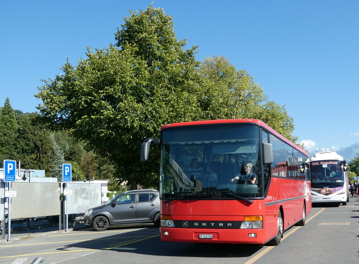 (239'019) - Land-Bus, Wattenwil - BE 146'762 - Setra (ex Gander, Chteau-d'Oex; ex TRAVYS Yverdon; ex AFA Adelboden Nr. 5) am 13. August 2022 in Thun, CarTerminal 